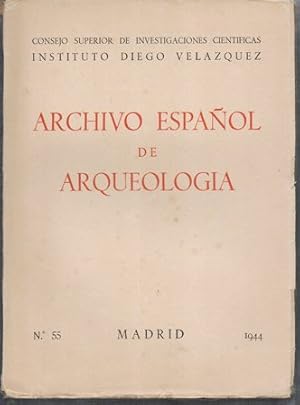 ARCHIVO ESPAÑOL DE ARQUEOLOGIA VOL. LV AÑO 1944 Nº 55