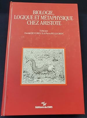 Image du vendeur pour Biologie , logique et mtaphysique chez Aristote - Actes du sminaire C.N.R.S. 1987 mis en vente par L'ENCRIVORE (SLAM-ILAB)