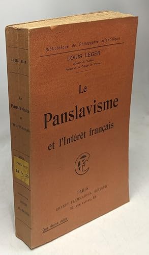 Imagen del vendedor de Le Panslavisme et l'Intrt franais a la venta por crealivres