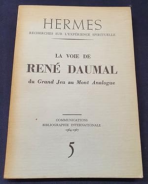 Revue Hermès N.5 - La voie de René Daumal du Grand Jeu au mont Analogue