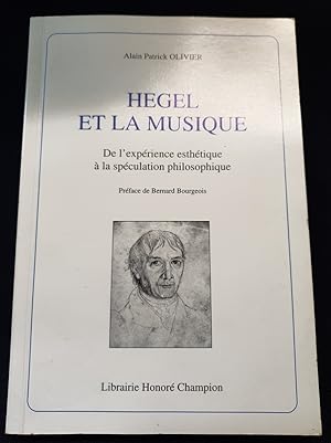 Image du vendeur pour Hegel et la musique - De l'exprience esthtique  la spculation philosophique mis en vente par L'ENCRIVORE (SLAM-ILAB)