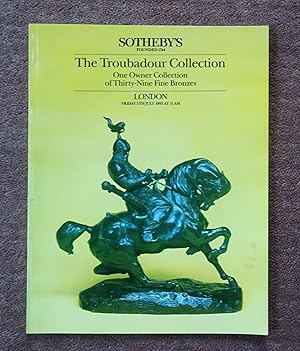 The Troubadour Collection. One Owner Collection of Thirty-Nine Fine Bronzes, 5th July 1985. Sothe...