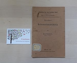 Bild des Verkufers fr Dresdner Reformationsbchlein. zum Verkauf von Contineo Buchhandlung und Antiquariat
