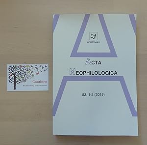 Image du vendeur pour Acta Neophilologica 52. 1-2 (2019) mis en vente par Contineo Buchhandlung und Antiquariat