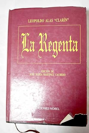 Image du vendeur pour La Regenta mis en vente par Alcan Libros