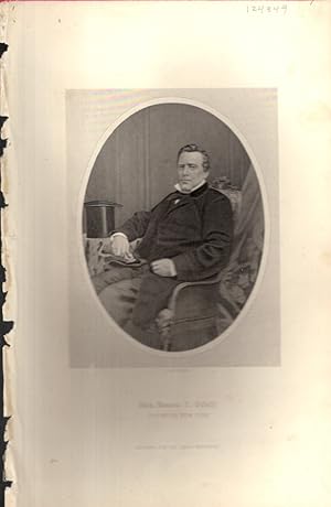 Seller image for ENGRAVING; "Hon. Moses F. Odel: Brooklyn, New York".engraved By R. Hinshelwood for the Ladies' Repository for sale by Dorley House Books, Inc.