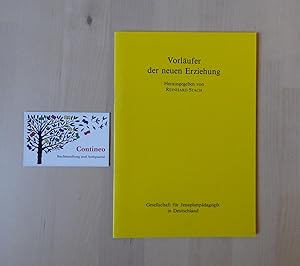 Seller image for Vorlufer der neuen Erziehung. for sale by Contineo Buchhandlung und Antiquariat