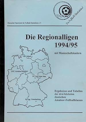 Imagen del vendedor de Die Regionalligen 1994/95 mit Mannschaftskadern aller 72 Regionalligen. a la venta por AGON SportsWorld GmbH