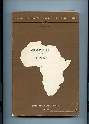 Imagen del vendedor de GRAMMAIRE DU TUNEN ( Cameroun ) a la venta por Librairie CLERC