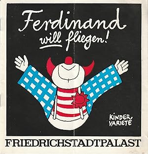 Seller image for Programmheft KINDERVARIETE FERDINAND WILL FLIEGEN ! Oktober / Dezember 1975 Heft 11 / 1975 for sale by Programmhefte24 Schauspiel und Musiktheater der letzten 150 Jahre