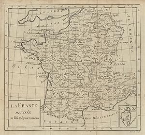 La France Divisée en 86 Départements [France divided in 86 Departments]