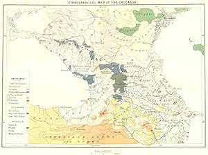Ethnographical map of the Caucasus