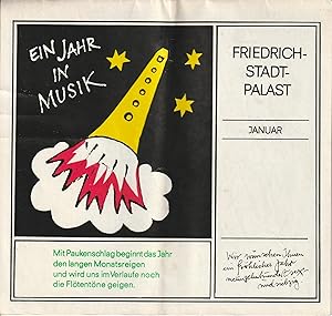 Imagen del vendedor de Programmheft EIN JAHR IN MUSIK Programmvorschau Friedrichstadtpalast 1976 a la venta por Programmhefte24 Schauspiel und Musiktheater der letzten 150 Jahre