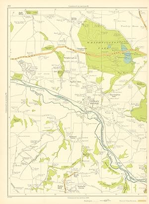 [Wrightington Park, Appley Bridge, Roby Mill, Bank Top, Wathew Green, Holland Lees,] (Map Section...