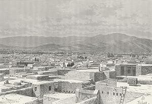 Hamadan and Mount Elvend - View taken from the South-East