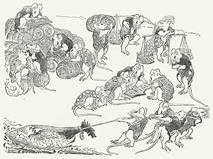 Fig. 212 Rats as Rice Merchants. Fac-Simile from a Japanese Album