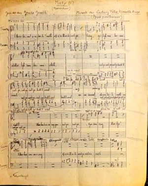 [Autograph] Mietje. (II) / (Mannenkoor). / Gedicht van Guido Gezelle / Muziek van Ludwig Felix Br...