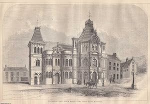Seller image for 1864 : Tiverton New Town Hall. Henry Lloyd, Architect. An original page from The Builder. An Illustrated Weekly Magazine, for the Architect, Engineer, Archaeologist, Constructor, & Art-Lover. for sale by Cosmo Books