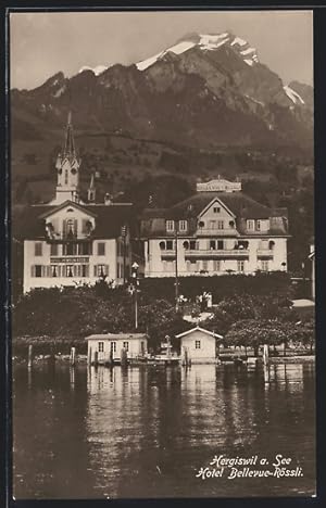 Ansichtskarte Hergiswil a. See, Hotel Bellevue-Rössli
