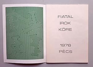 Bild des Verkufers fr Fiatal rk Kre - Pcs 1976 - mit Grafiken von Kroly Halsz, Sndor Pincehelyi etc. zum Verkauf von Verlag IL Kunst, Literatur & Antiquariat