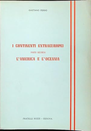 Immagine del venditore per I continenti extraeuropei parte 2 L'America e l'Oceania venduto da Librodifaccia