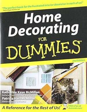 Imagen del vendedor de Home Decorating For Dummies (General Trade) a la venta por WeBuyBooks