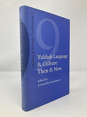 Imagen del vendedor de Yiddish Language and Culture: Then and Now. (Studies in Jewish Civilization,) a la venta por Southampton Books