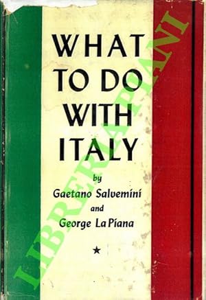 Immagine del venditore per What to Do with Italy. venduto da Libreria Piani