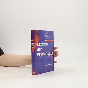 Bild des Verkufers fr Lexikon der Psychologie. Band 3. zum Verkauf von Bookbot