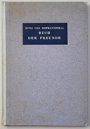 Buch der Freunde.