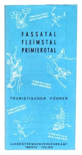 Bild des Verkufers fr Touristischer Fuehrer der Tler von Fassa, Fiemme und Primiero. zum Verkauf von Studio Bibliografico Adige