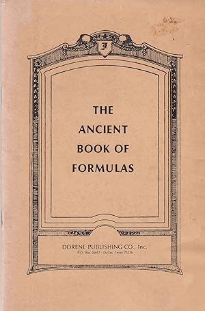 The Ancient Book of Formulas