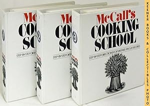 MCCALL'S COOKING SCHOOL COMPLETE THREE: 3 VOLUME 3-RING BINDERS COOKBOOK SET: McCall's Cooking Sc...