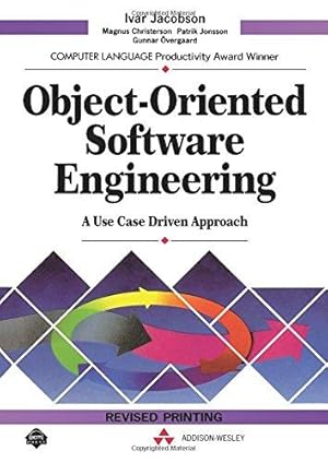 Immagine del venditore per Object Oriented Software Engineering: A Use Case Driven Approach (ACM Press) venduto da WeBuyBooks