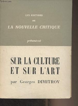 Seller image for Sur la culture et sur l'art for sale by Le-Livre