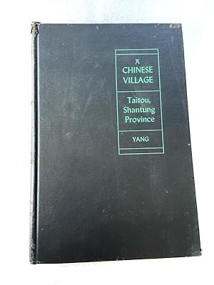 Image du vendeur pour 1945 HC A Chinese Village: Taitou, Shantung Province. mis en vente par Miki Store