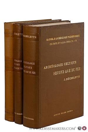 Bild des Verkufers fr Manuel d'archologie prhistorique Celtique et Gallo-Romaine. [ 3 volumes ] II. Archologie Celtique ou protohistorique. Premire partie : Age du Bronze. II. Archologie Celtique ou protohistorique. Deuxime partie. Premier age du fer ou poque de Hallstatt. II. Archologie Celtique ou protohistorique. Troisime partie. Second age du fer ou poque de la Tne. zum Verkauf von Emile Kerssemakers ILAB