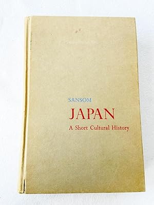 Immagine del venditore per 1962 HC Japan,: A short cultural history by Sansom, George Bailey venduto da Miki Store