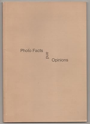 Immagine del venditore per Photo Facts and Opinions venduto da Jeff Hirsch Books, ABAA