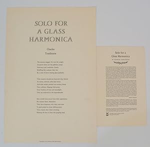 Solo For a Glass Harmonica (Broadside)