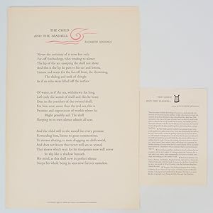 The Child and the Seashell (Broadside)