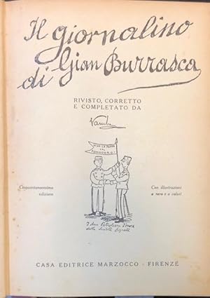 Immagine del venditore per IL GIORNALINO DI GIAN BURRASCA. Rivisto, corretto e completato da Vamba. venduto da studio bibliografico pera s.a.s.