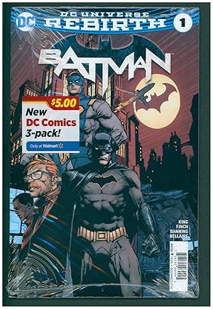 Batman #1 Walmart Variant. (DC Comics Sealed 3-Pack)