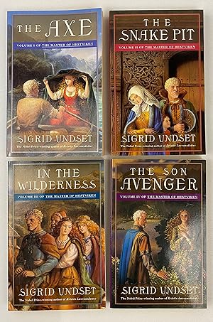 Seller image for The Master of Hestviken Series: I. The Axe; II. The Snake Pit; III. In The Wilderness; IV. The Son Avenger for sale by Gordon Kauffman, Bookseller, LLC