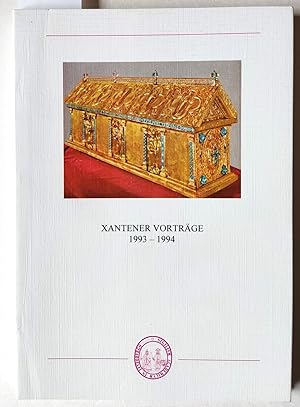 Bild des Verkufers fr Xantener Vortrge zur Geschichte des Niederrheins 1993 - 1994. Im Rahmen der Partnerschaft der Gerhard-Mercator-Universitt GH Duisburg mit der Stadt Xanten, der Propsteigemeinde St. Viktor Xanten und dem Verein zur Erhaltung des Xantener Domes e. V. (anbei loses Blatt: beste Wnsche zum Weihnachtsfest und zum neuen Jahr 1995, handsigniert von Geuenich). zum Verkauf von Versandantiquariat Kerstin Daras