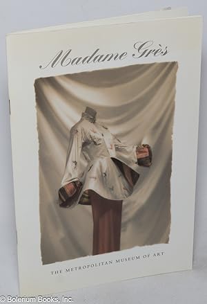 Image du vendeur pour Madame Gres mis en vente par Bolerium Books Inc.