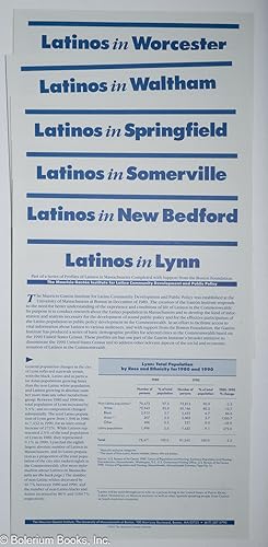 [Six different pamphlets from a series of profiles of Latinos in Massachusetts]