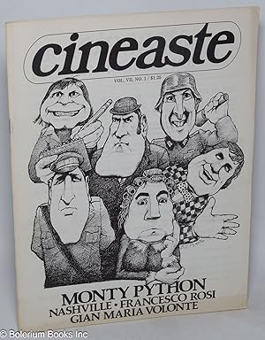 Seller image for Cinaste; vol. 7, #1; Monty Python, Nashville, Francesco Rosi, Gian maria Volonte for sale by Bolerium Books Inc.