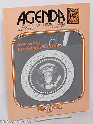 Imagen del vendedor de Agenda: a journal of Hispanic issues; vol. 10, no. 2, Mar./Apr. 1980; Assessing the Administration a la venta por Bolerium Books Inc.