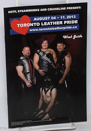 Toronto Leather Pride: Week guide August 04-11, 2013